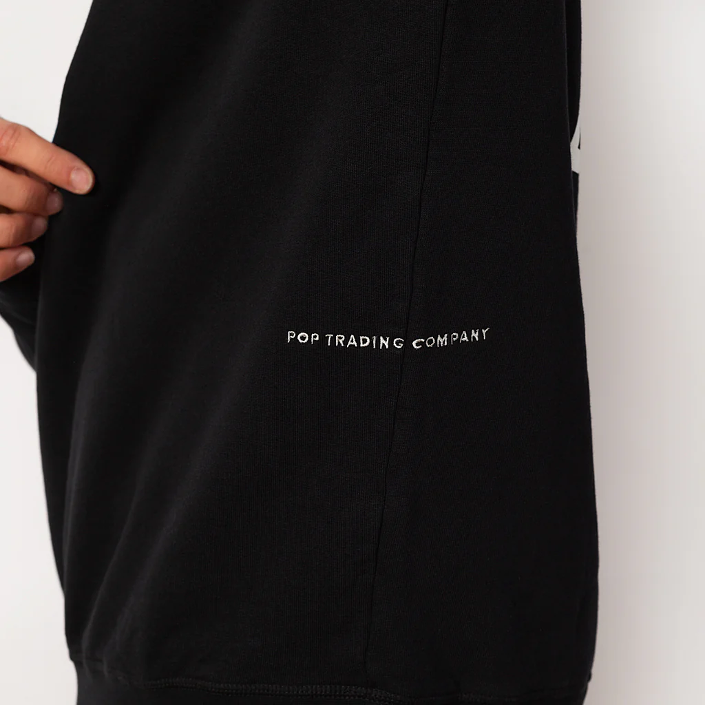 Pop Logo Crewneck Sweatshirt - Black - Image 5
