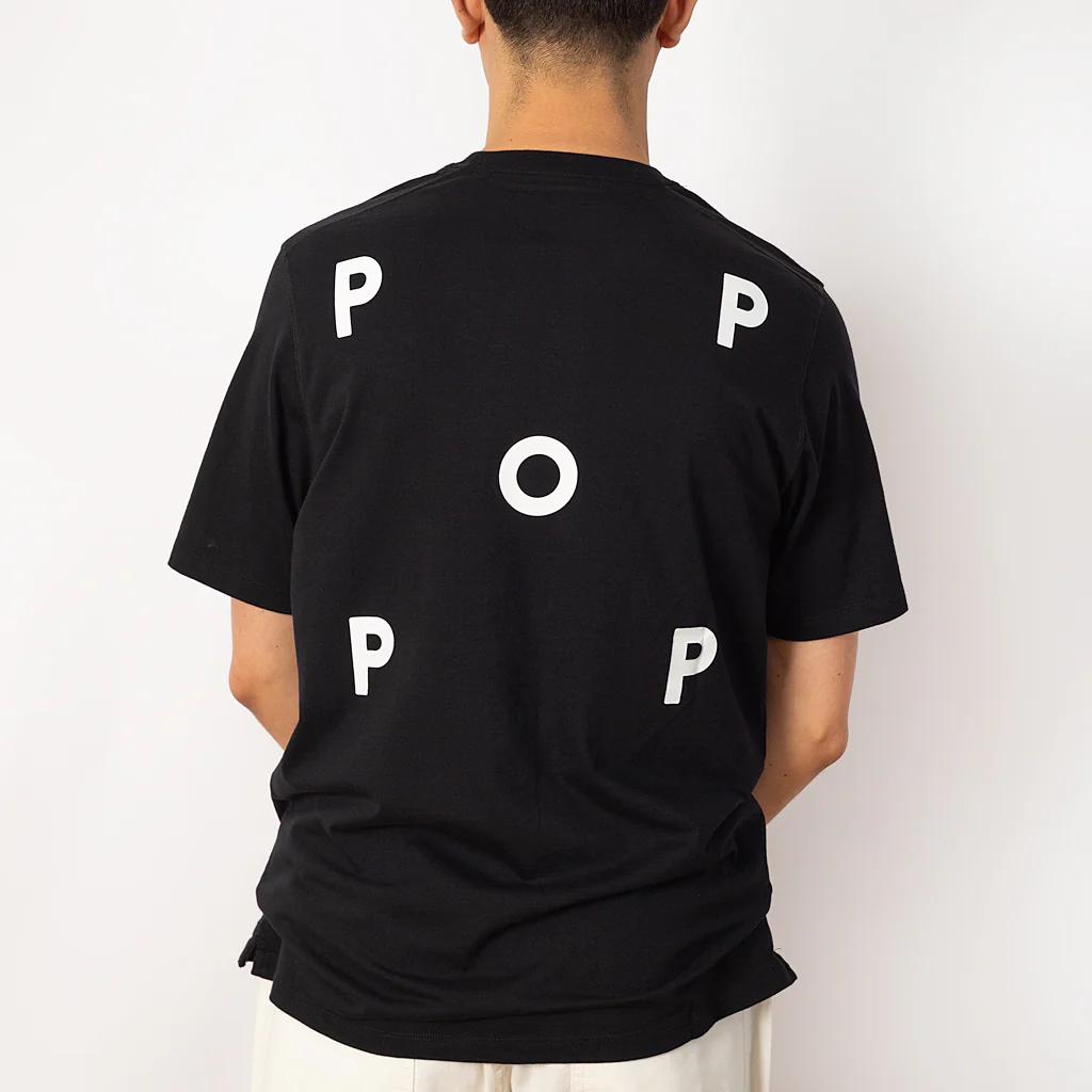 Pop Logo T-Shirt - Black - Image 4