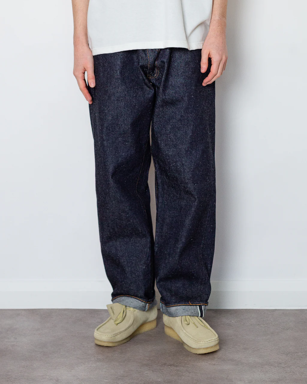 5 Pocket Denim Pants - Indigo One Wash - Image 3