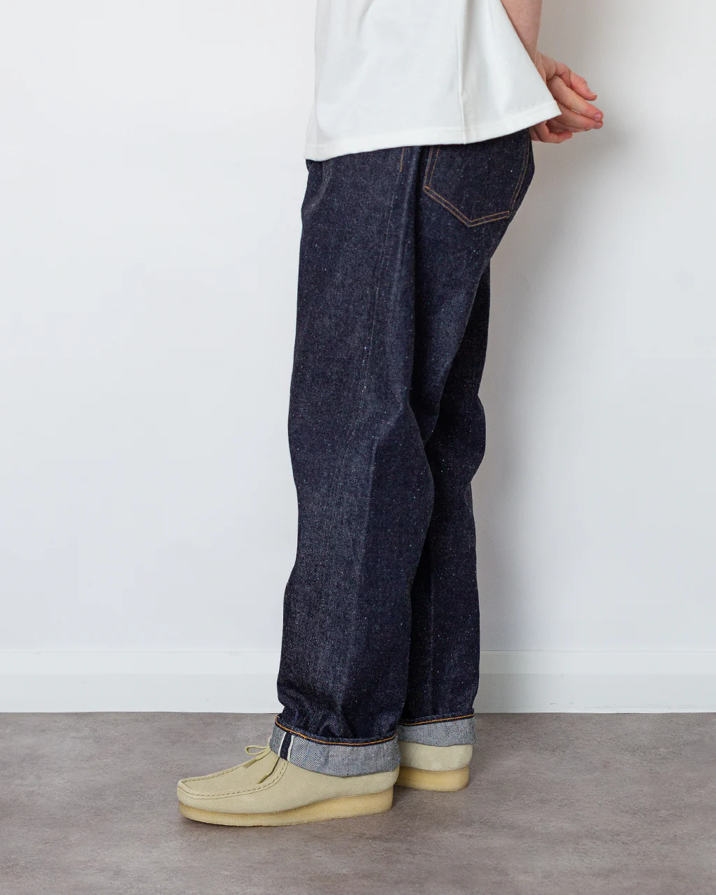 5 Pocket Denim Pants - Indigo One Wash - Image 4