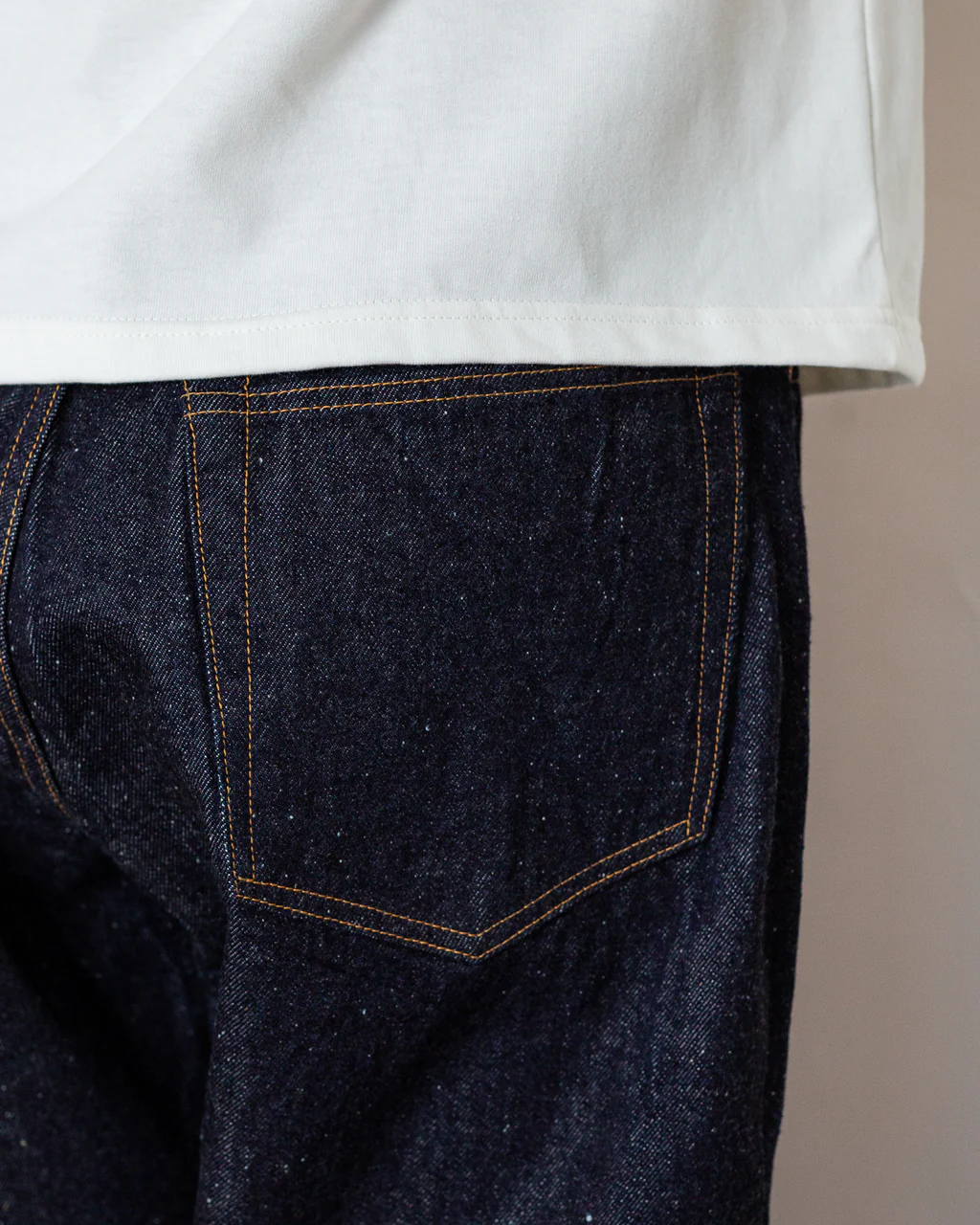 5 Pocket Denim Pants - Indigo One Wash - Image 6