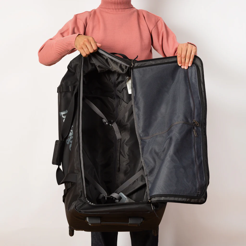 Black Hole Wheeled Duffel 100L - Black - Image 6
