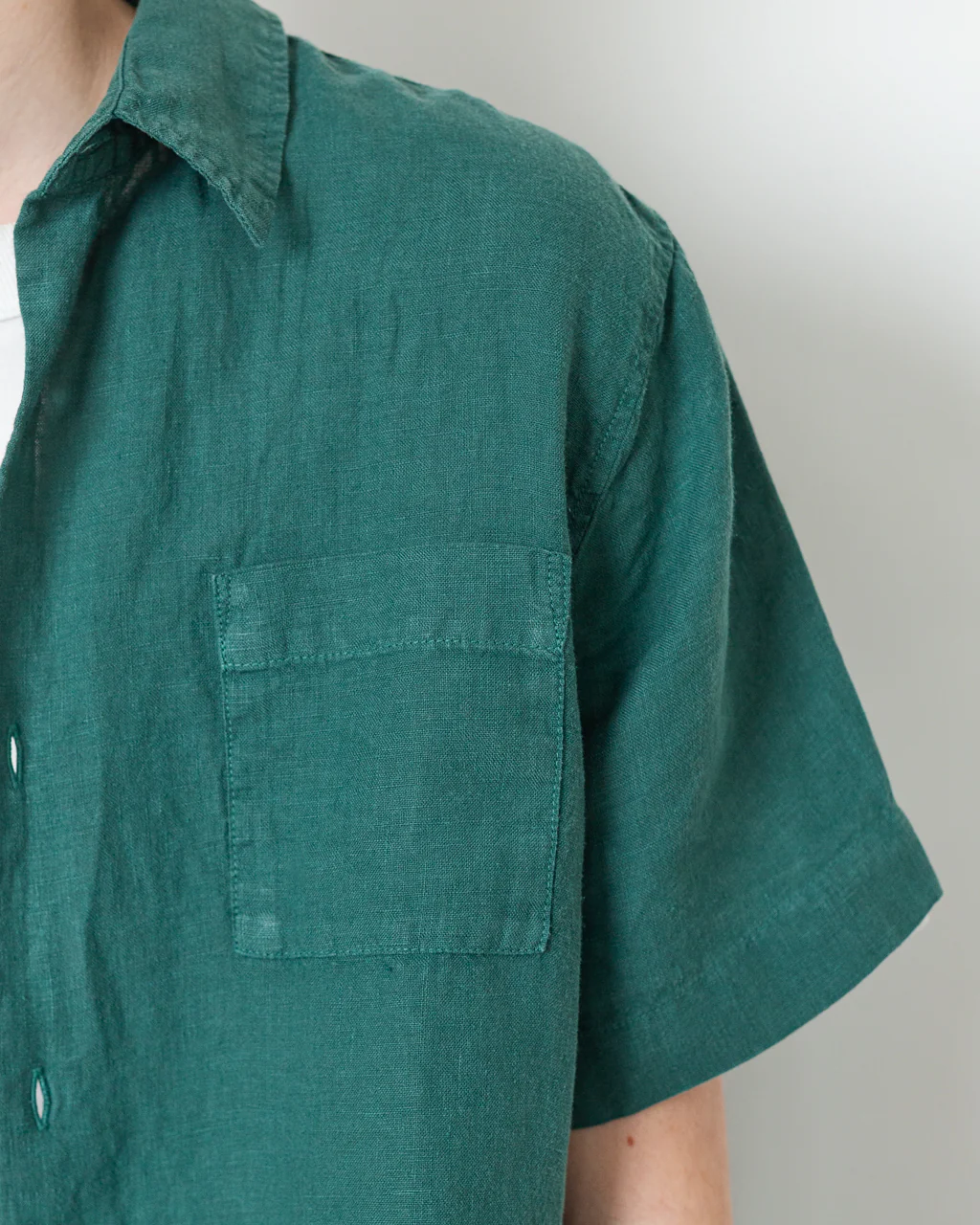 Catamaran Shirt - Dark Ivy Linen - Image 4