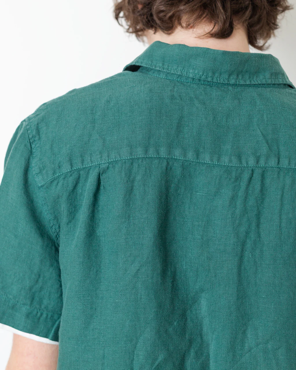 Catamaran Shirt - Dark Ivy Linen - Image 7