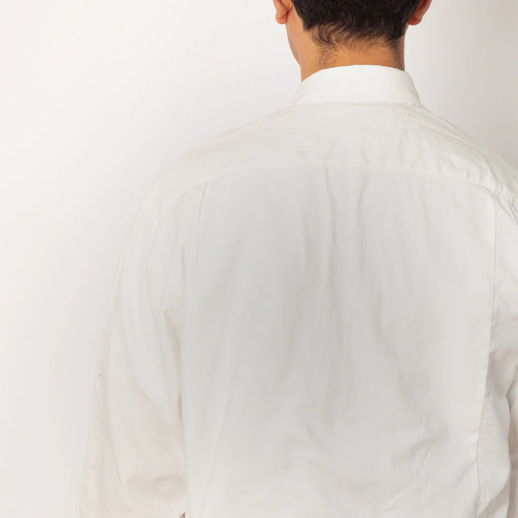 Cotton x Linen Patchwork KATMANDU Shirt 23' - White - Image 8