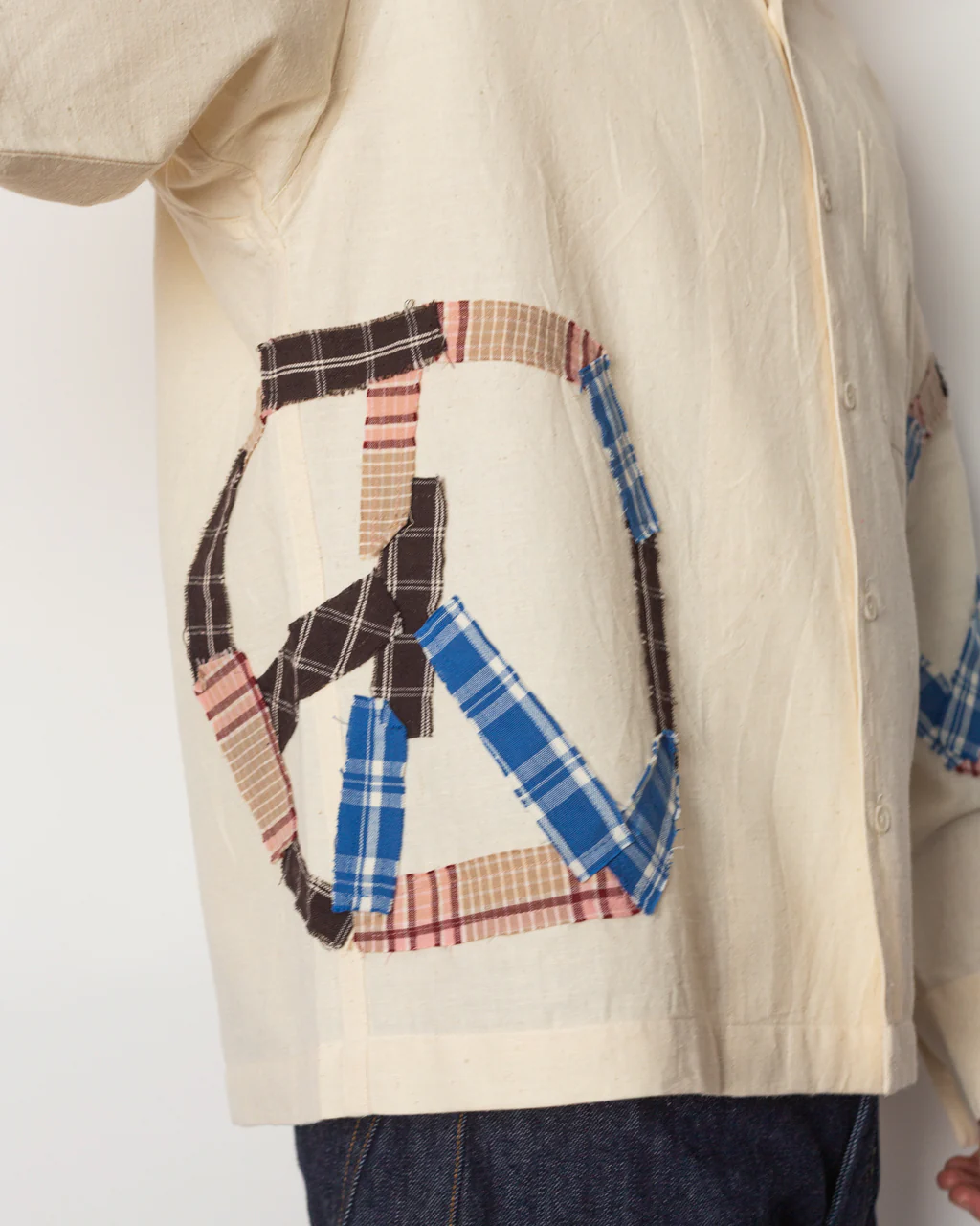 Greetings Shirt - Peace Patchwork - Image 4