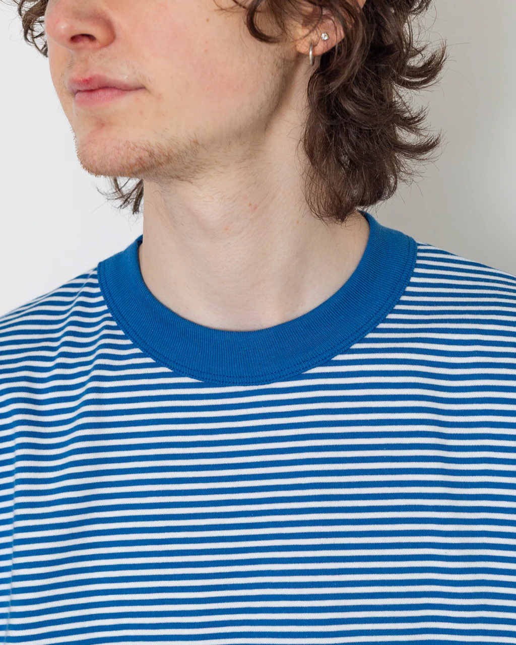 Heritage Stripe T-Shirt - Dark Blue/Blanc - Image 4