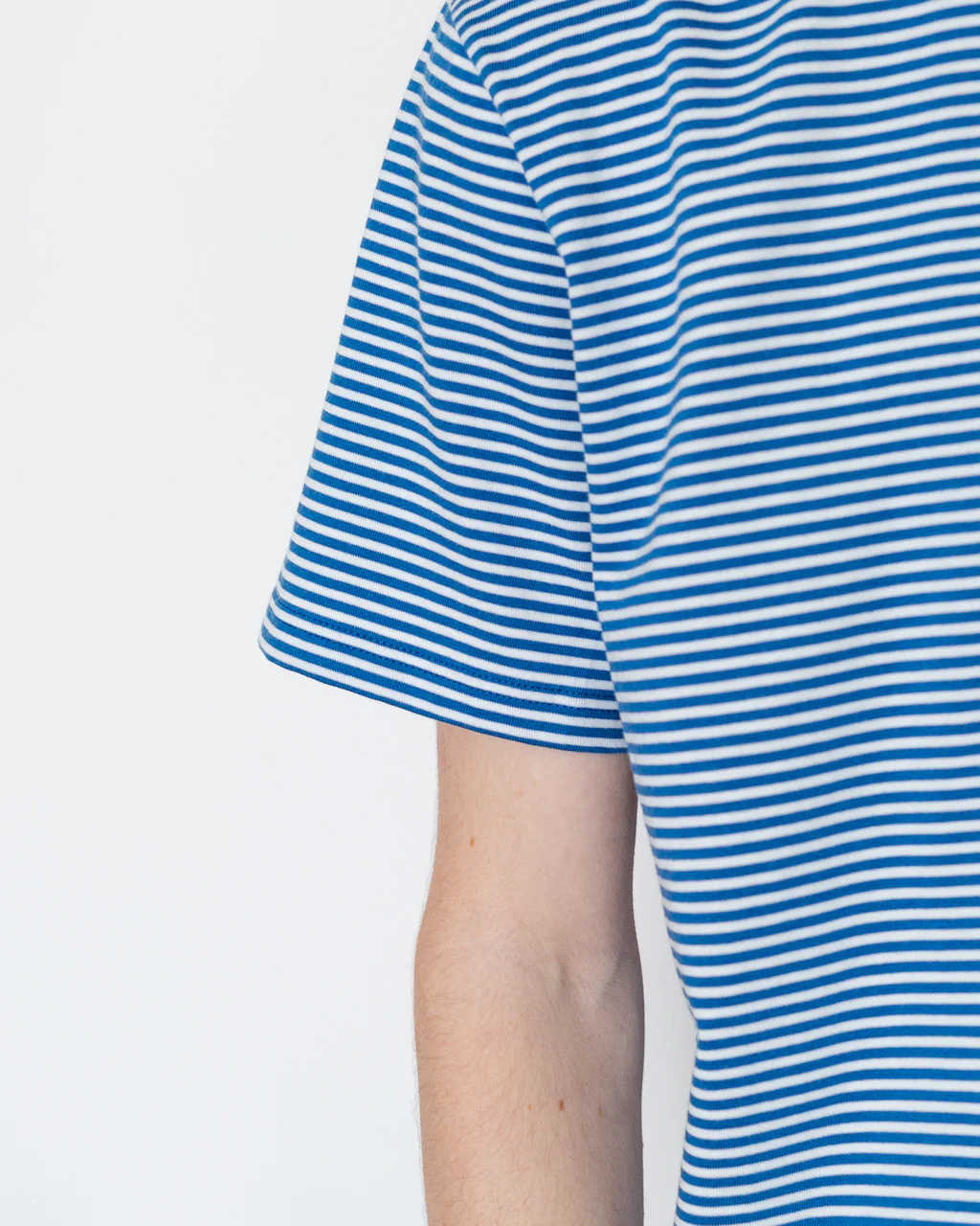 Heritage Stripe T-Shirt - Dark Blue/Blanc - Image 5
