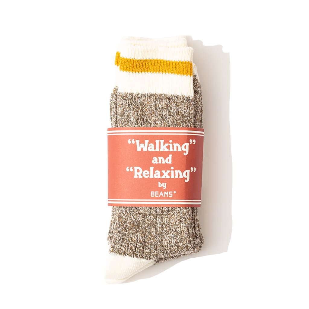 Rag Socks 2 Pack - New Khaki/Yellow - Image 3