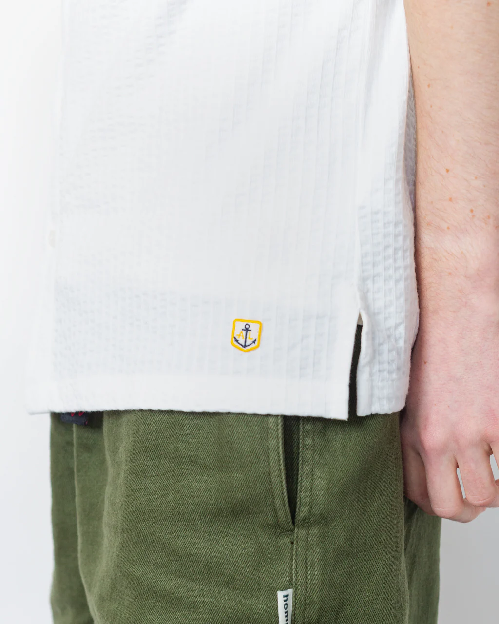 Seersucker Shirt - Blanc - Image 3