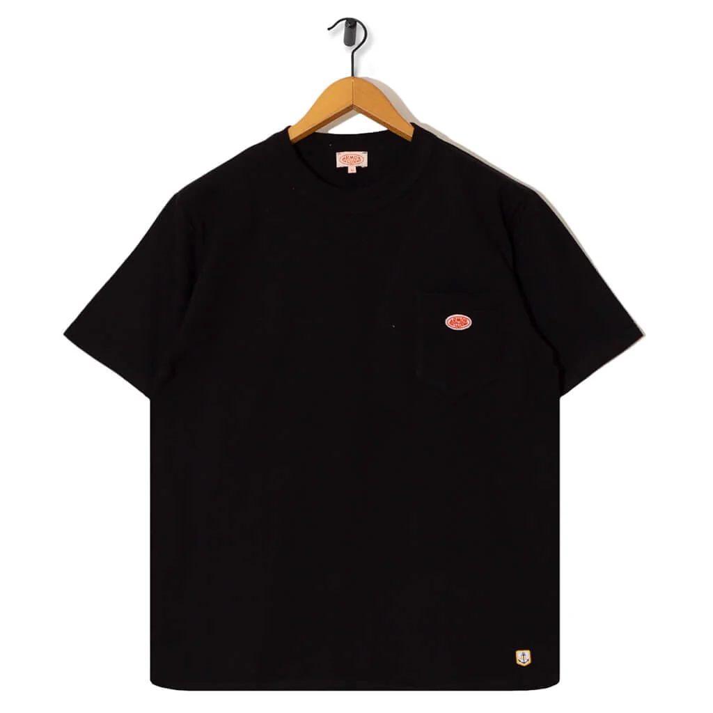 Heritage Pocket T-Shirt - Black - Image 6