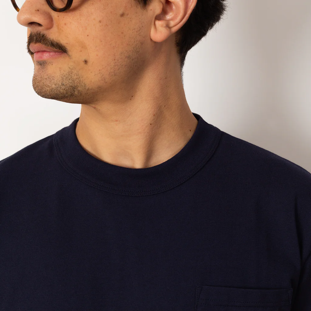Heritage Pocket T-Shirt - Navy - Image 4
