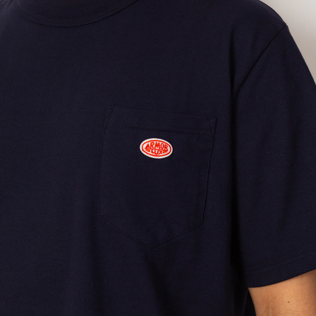 Heritage Pocket T-Shirt - Navy - Image 5