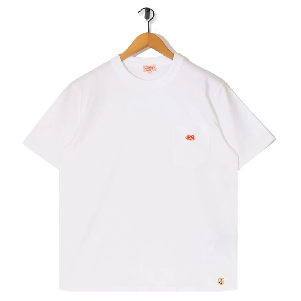 Heritage Pocket T-Shirt - White - Image 8